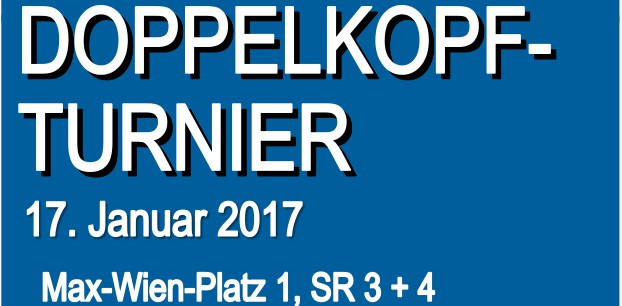 Doppelkopf Turnier am 17. Januar FSR Chemie und Physik